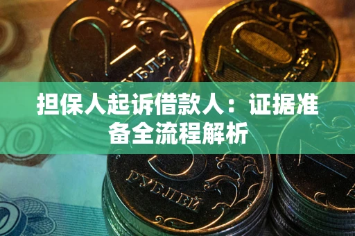 济南担保人起诉借款人：证据准备全流程解析