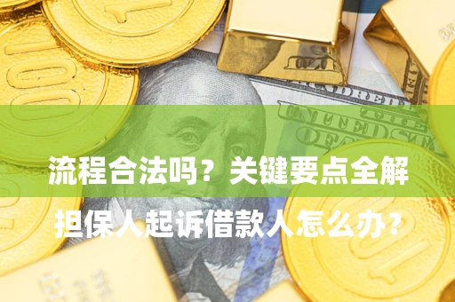 济南

担保人起诉借款人怎么办？流程合法吗？关键要点全解析