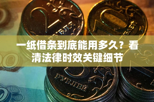 济南一纸借条到底能用多久？看清法律时效关键细节